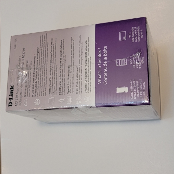 D-Link AC1750 Mesh Wi-Fi Range Extender- Cover up to 2000 sq.ft- DAP 1755 MU-MIM - Picture 12 of 12